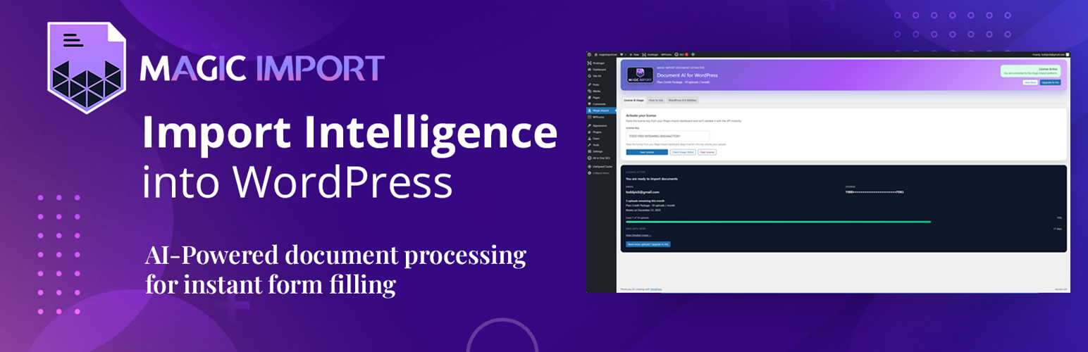 Magic Import Document Extractor