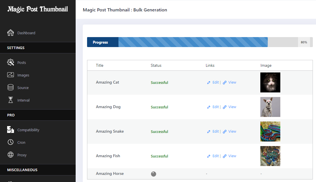 Generate Images &#8211; Magic Post Thumbnail