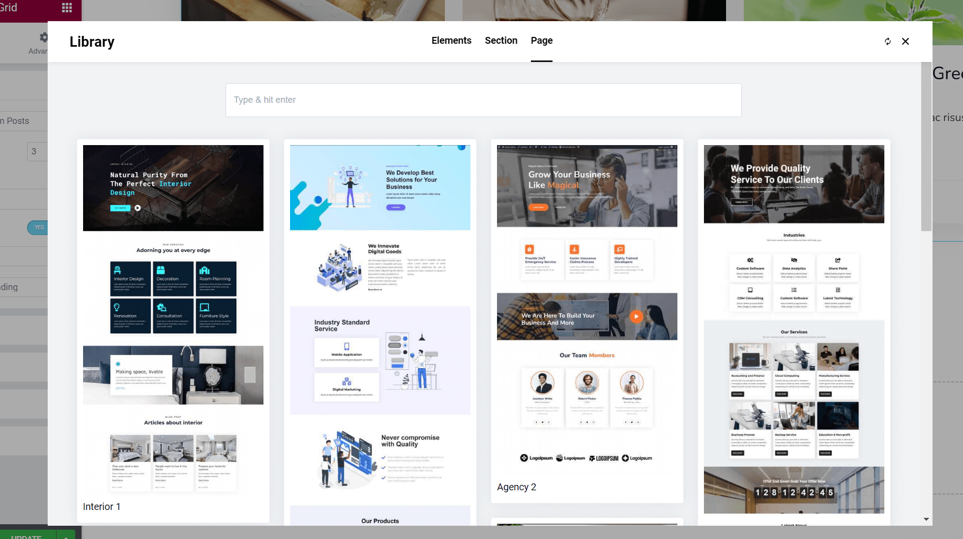 Magical Addons All Widgets with countdown and animated text.