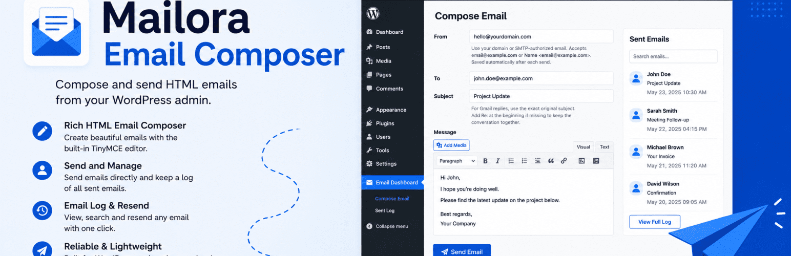 Mailora Email Composer