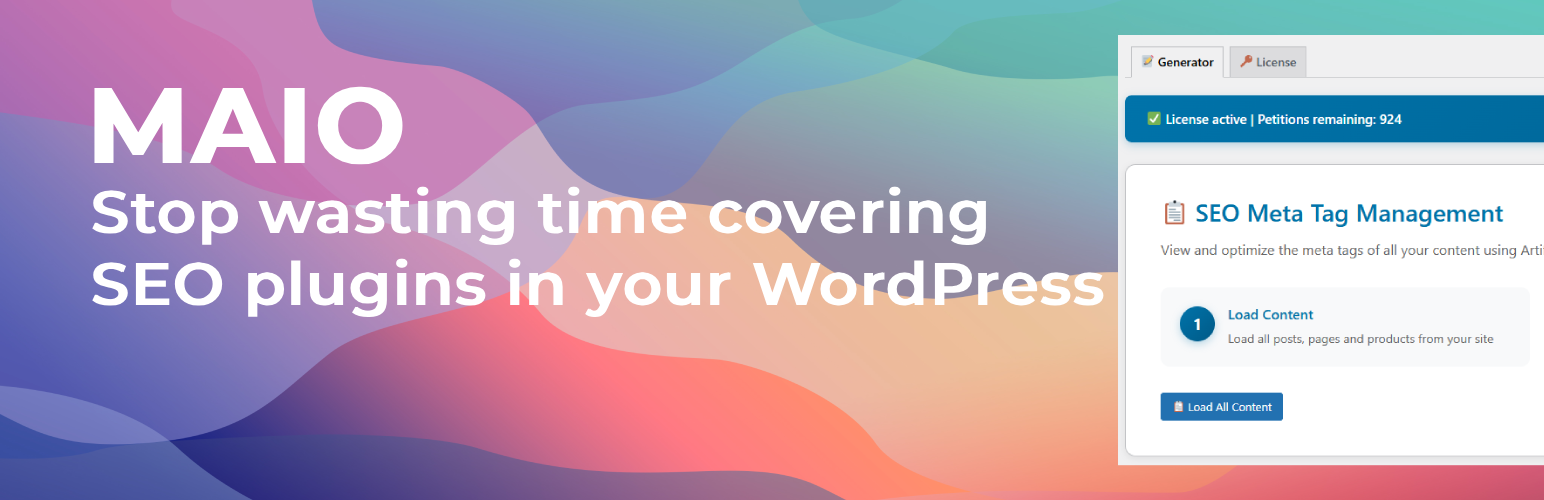 WordPress 外掛 MAIO AI Meta Tag Generator 的封面圖片