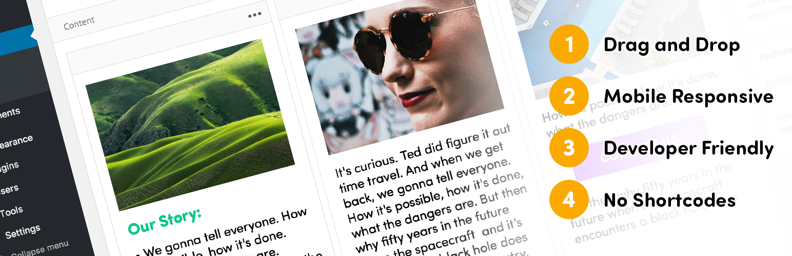 WordPress 外掛 Your Friendly Drag and Drop Page Builder — Make Builder 的封面圖片。