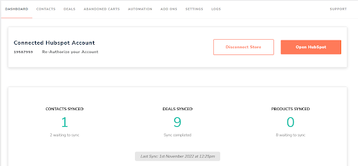 MWB HubSpot for WooCommerce – CRM, Abandoned Cart, Email Marketing, Marketing Automation & Analytics