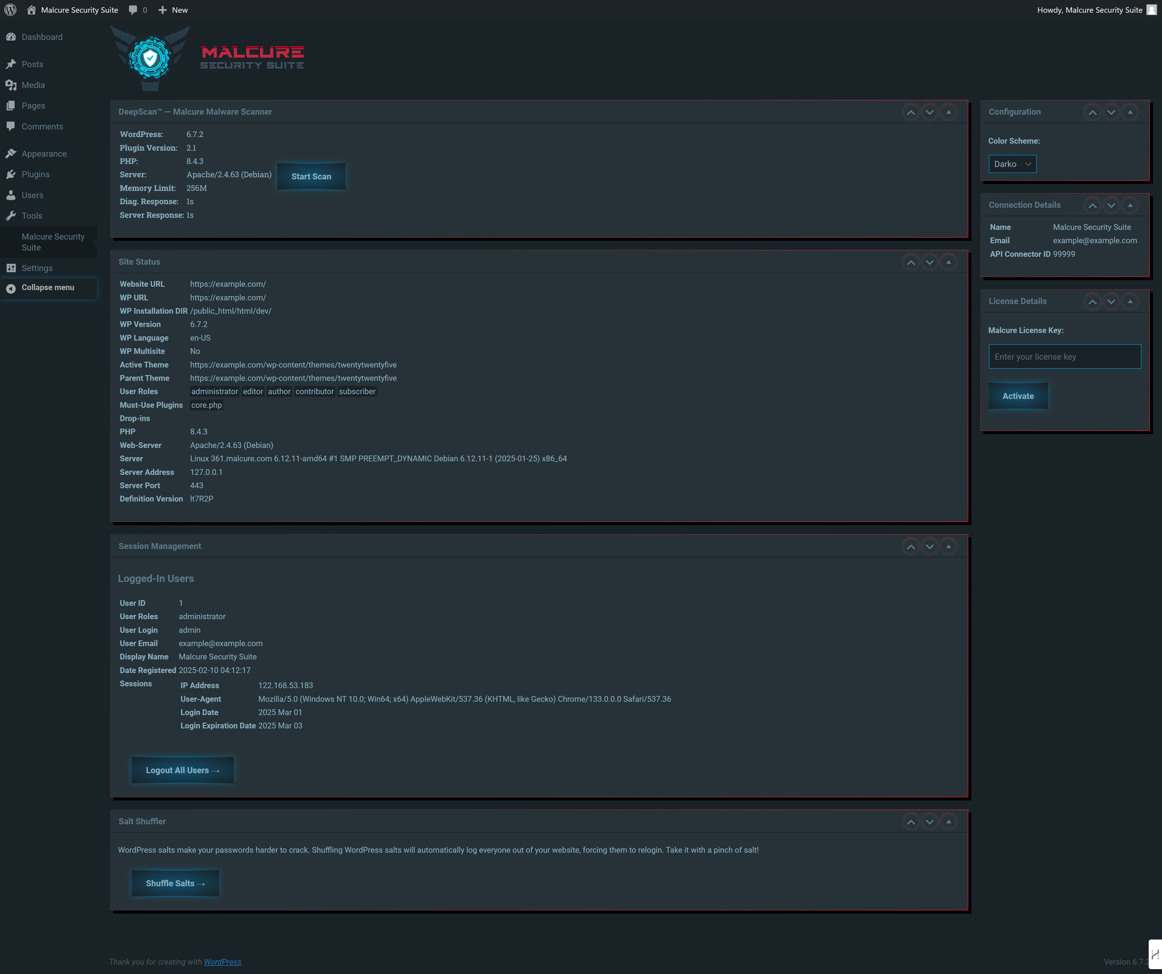 Malcure Security Suite - Screenshot 1