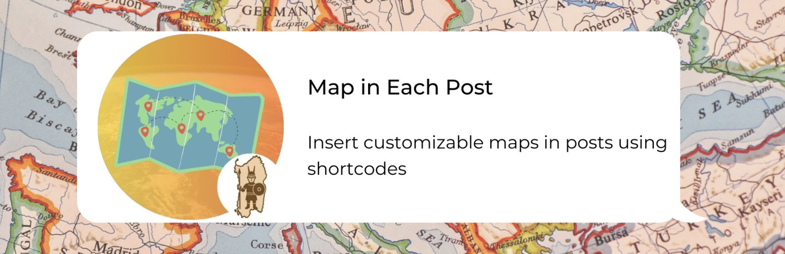 Map in Each Post – Add interactive maps to every post