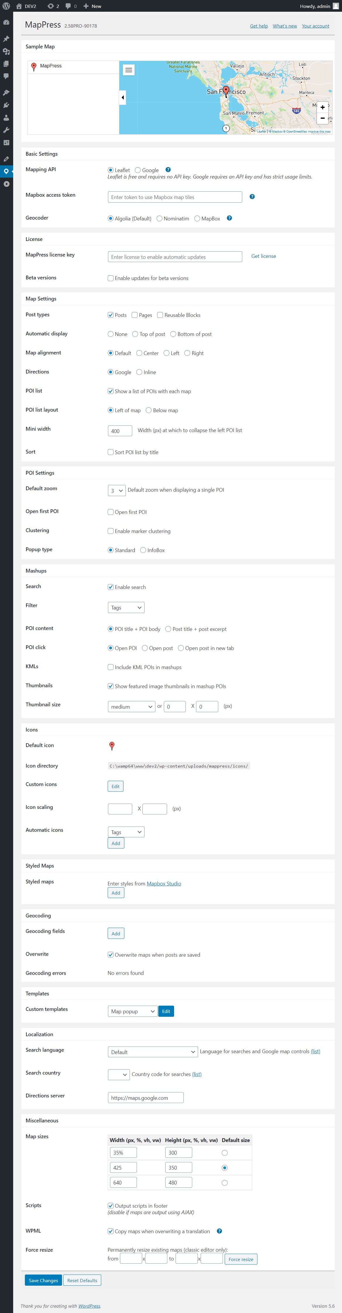 MapPress Maps for WordPress