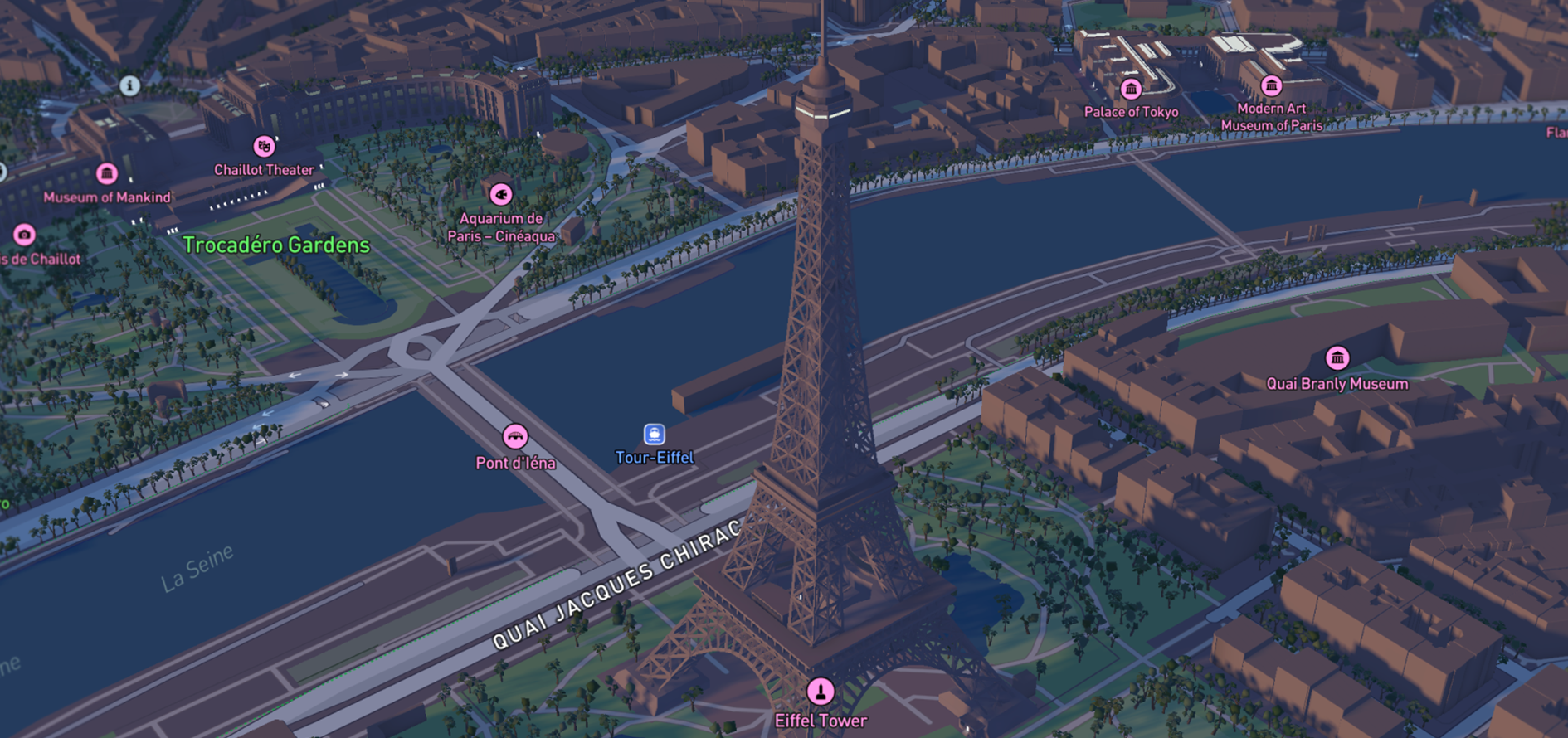 Mapbox's Standard Style, usable in this plugin.