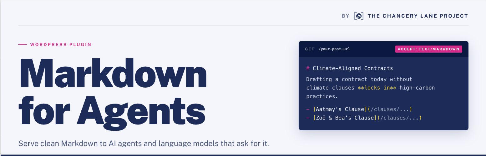 Markdown for Agents and Statistics