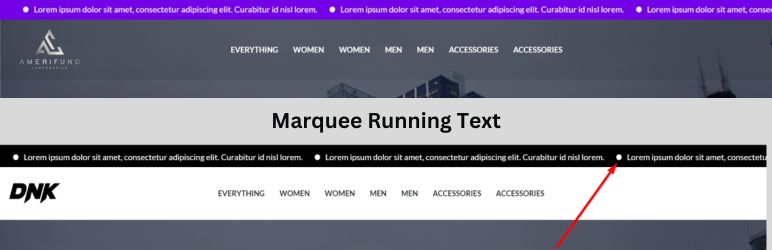 Marquee Running Text