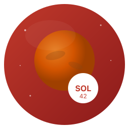 Mars Sol Date Icon
