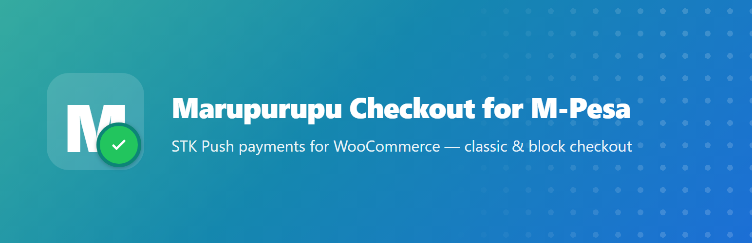 Marupurupu Checkout for M-Pesa