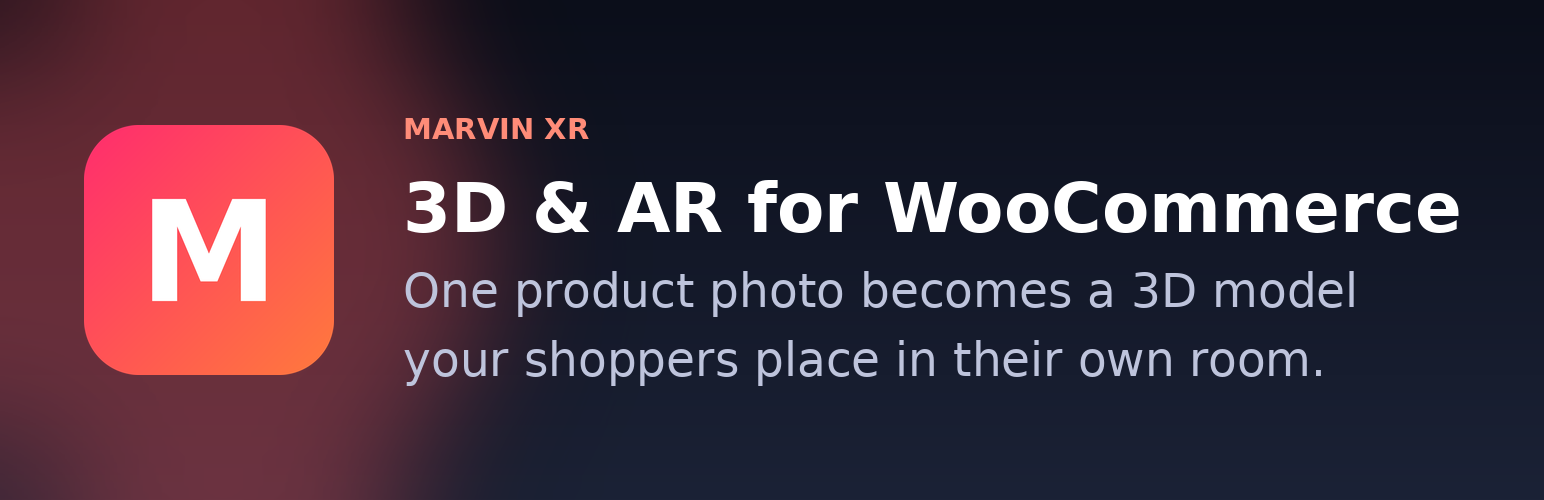 Marvin XR – 3D & AR for WooCommerce
