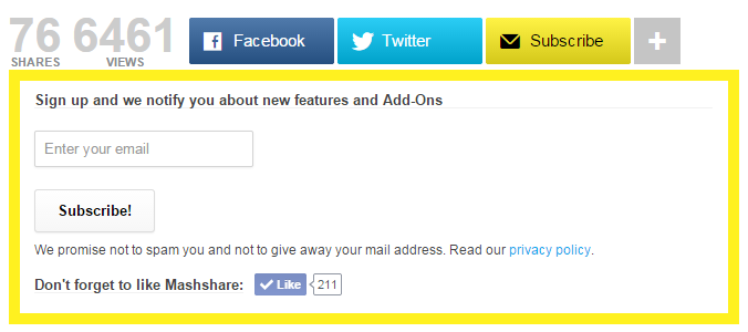 MashShare &#8211; Social Media Share Buttons, Social Share Icons