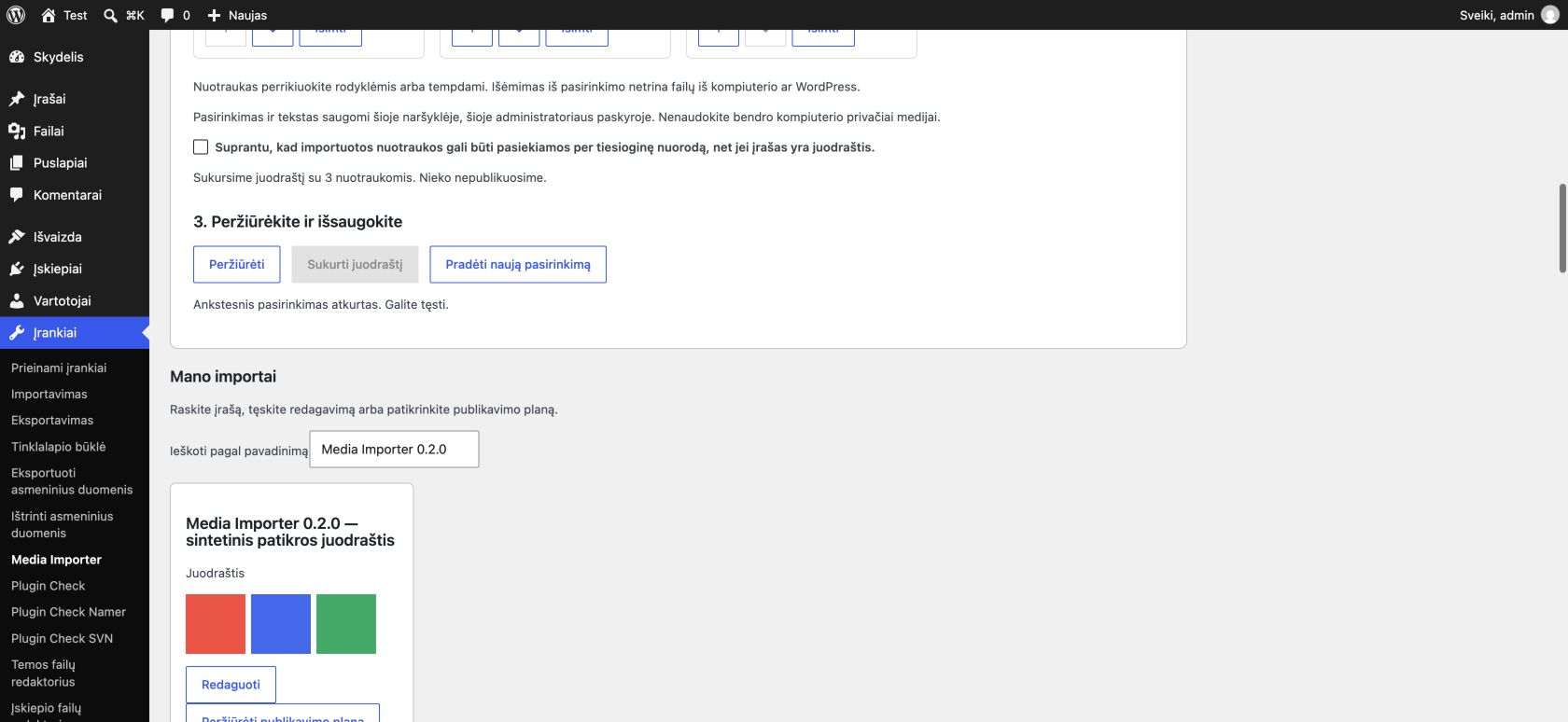 Review saved imports and continue interrupted uploads.