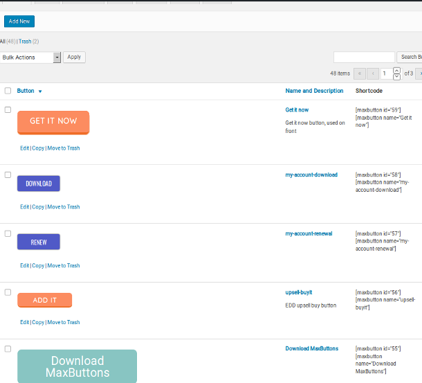 WordPress Button Plugin MaxButtons