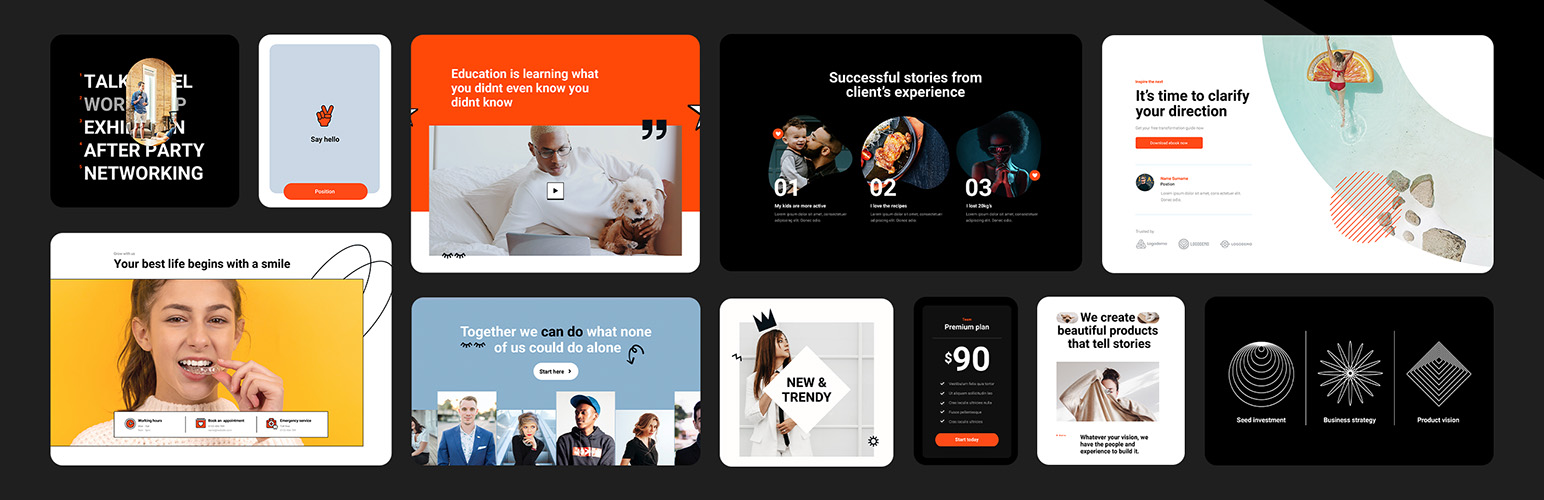 WordPress 外掛 MaxiBlocks: 2300+ Patterns, 280+ Pages, 14.3K Icons & 100 Styles 的封面圖片。