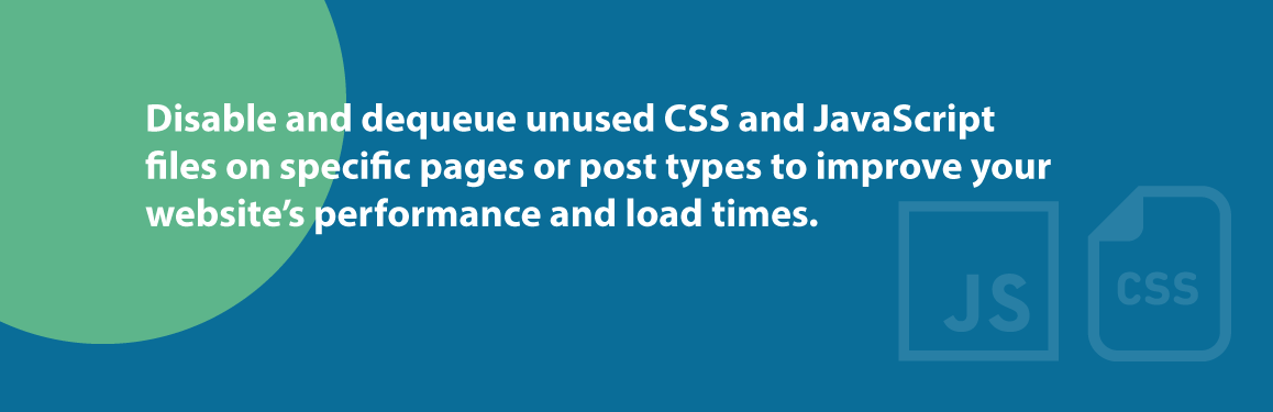 MCOD Disable Enqueue JS & CSS