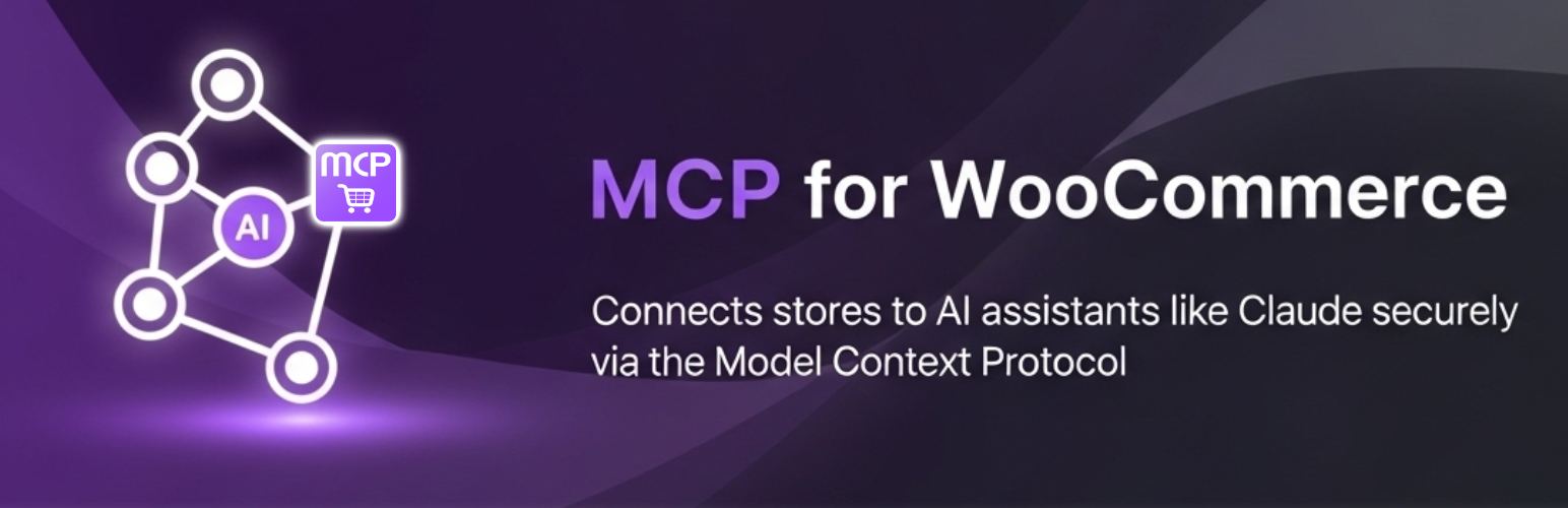 WordPress 外掛 MCP for WooCommerce 的封面圖片。