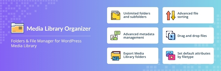 Media Library Organizer – WordPress Media Library Folders & File Manager