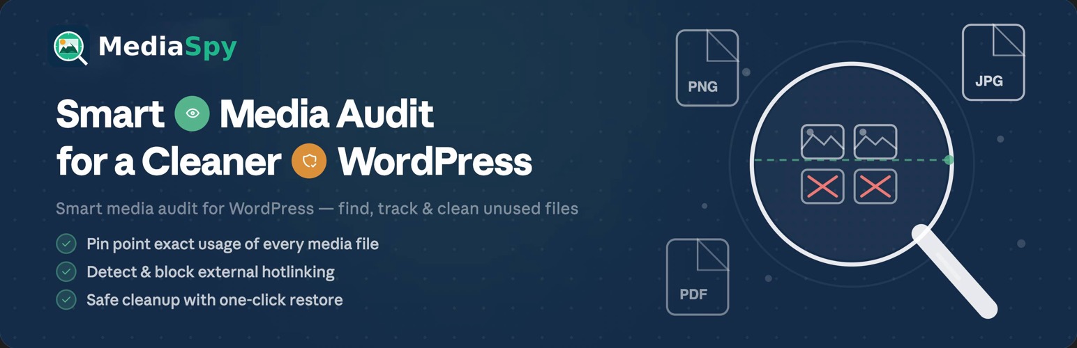 Mediaspy – Detect & Clean Unused Media