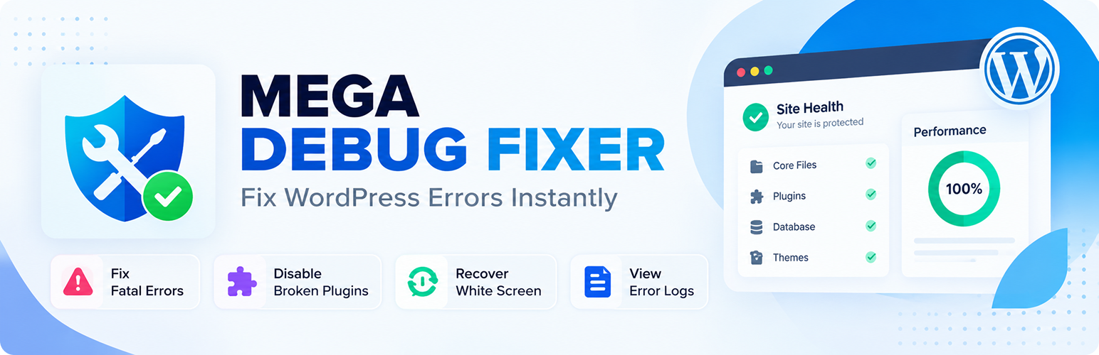 Mega Debug Fixer – Performance &amp; Crash Recovery