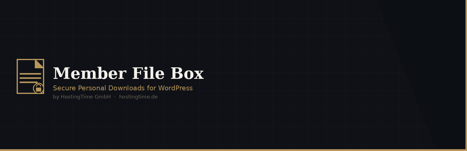 WordPress 外掛 Member File Box – Secure Personal Downloads 的封面圖片
