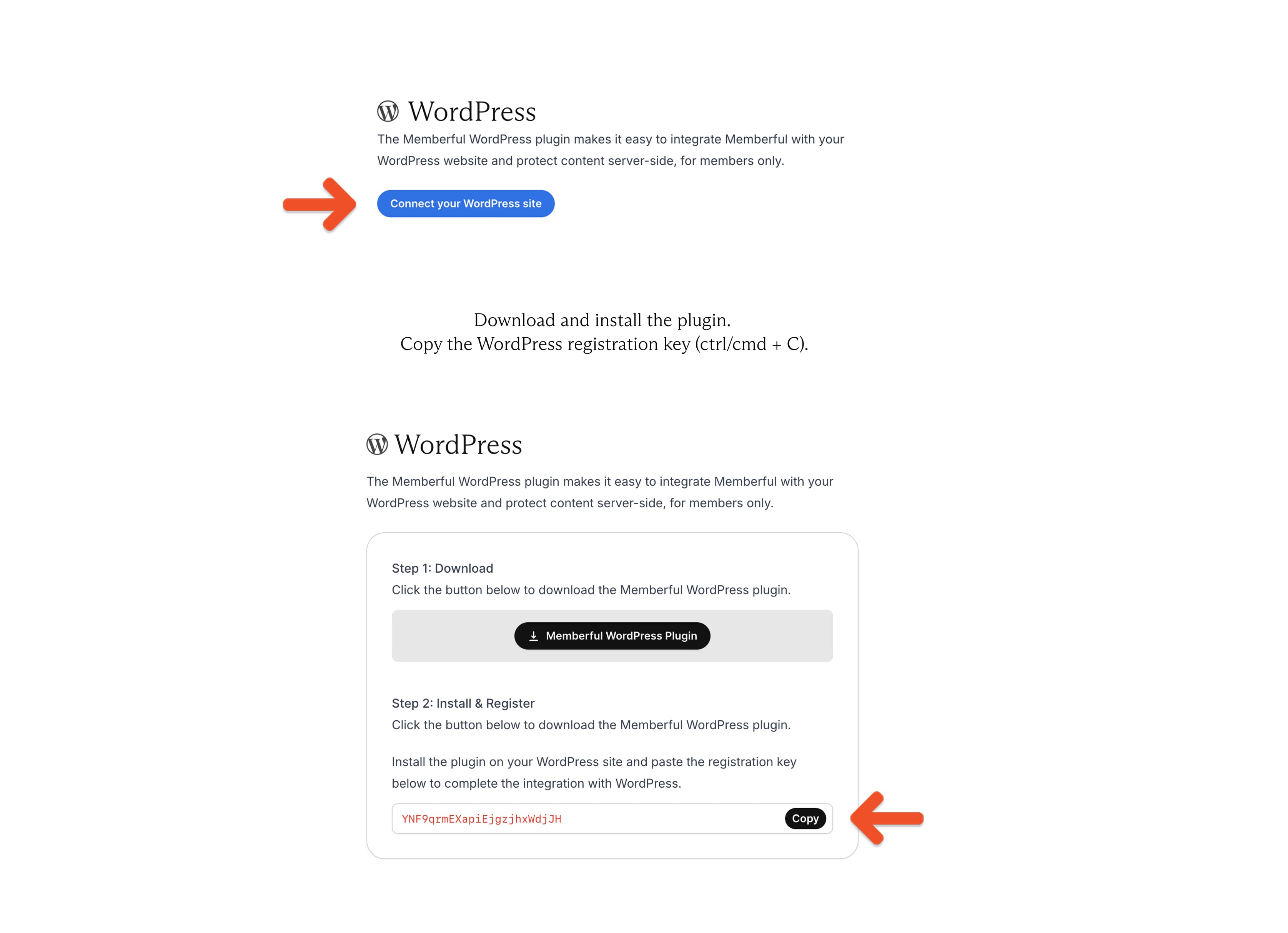 Install the Memberful WordPress plugin