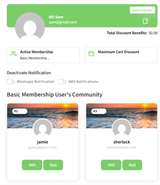 Membership User’s Community