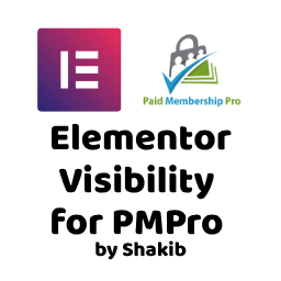 Membership Visibility Control for Elementor (PMPro) – by Shakib Icon