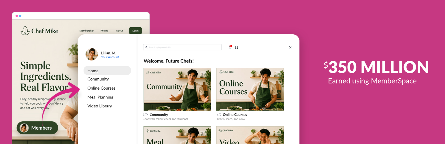 MemberSpace – Sell community access, content, online courses, memberships and paid subscriptions