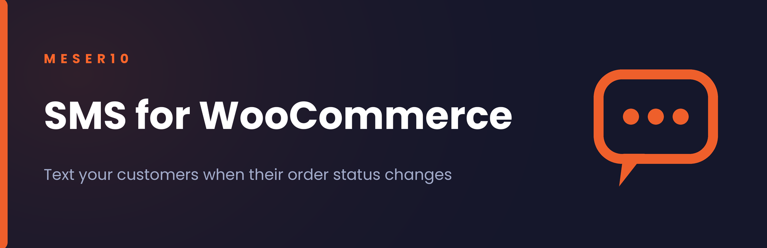 WordPress 外掛 Meser10 SMS for WooCommerce 的封面圖片