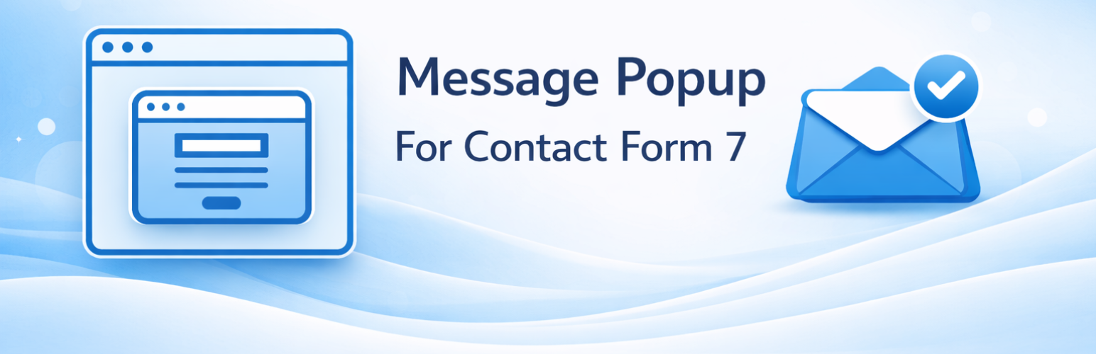 Message Popup For Contact Form 7