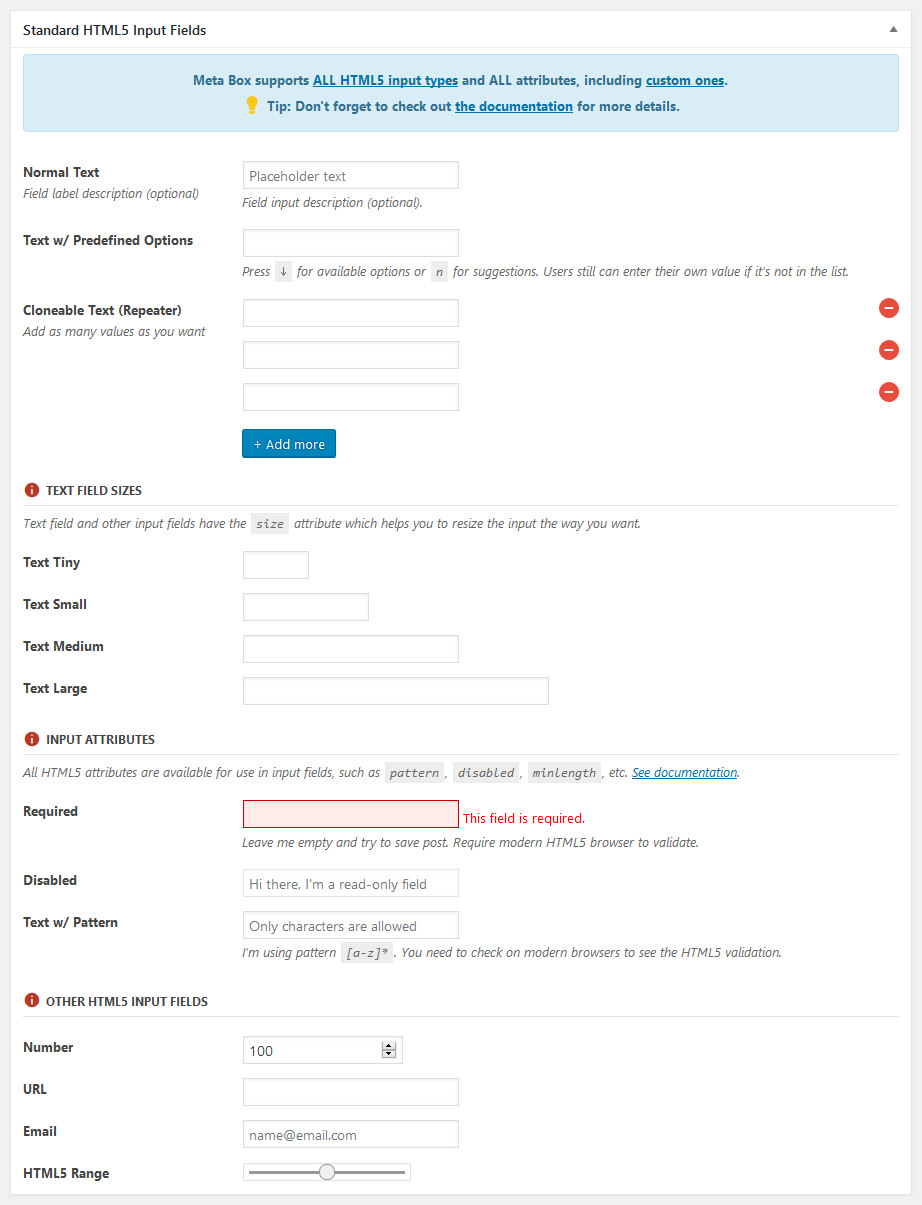 Meta Box &#8211; WordPress Custom Fields Framework