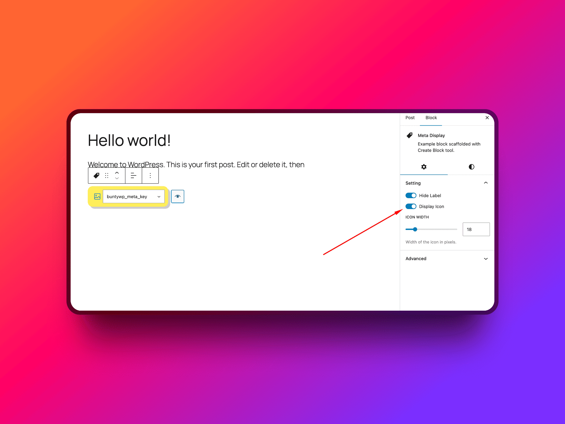 Enable Option to set svg icon