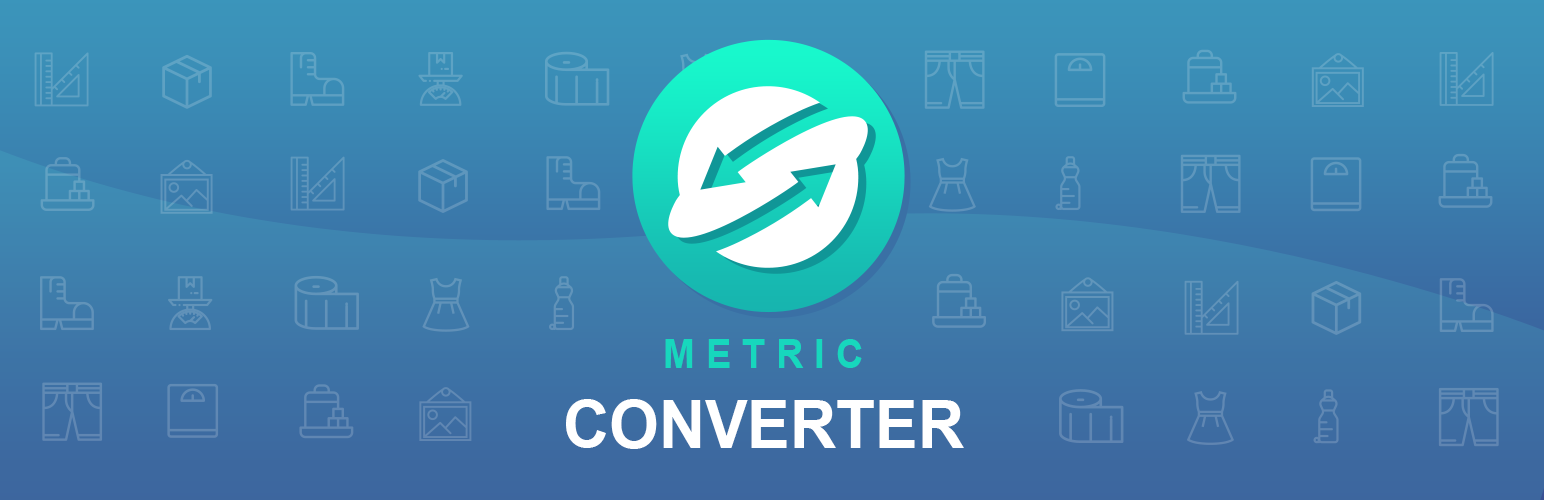 WordPress 外掛 Metric Converter 的封面圖片。