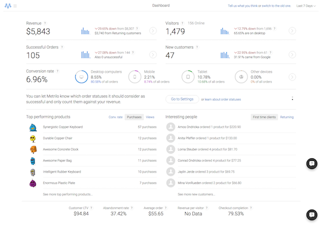 Metrilo &#8211; WooCommerce Growth Platform