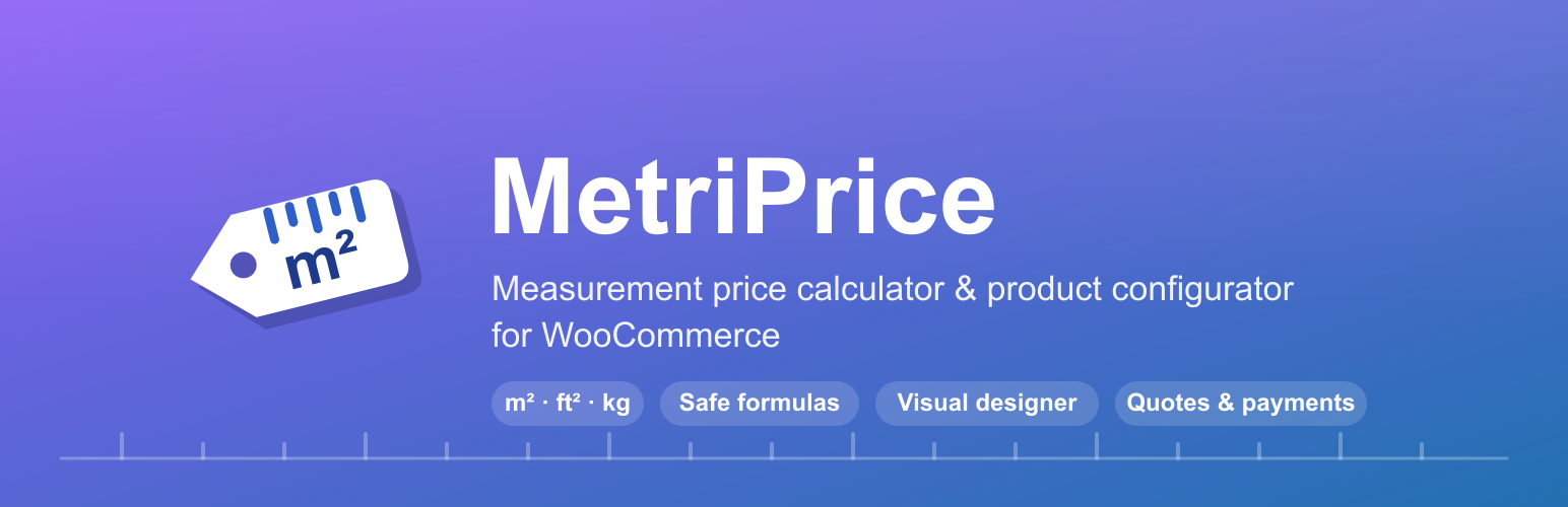 MetriPrice – Price Calculator & Product Configurator for WooCommerce