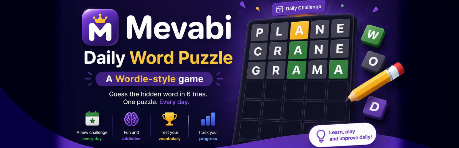 Mevabi – Daily Word Puzzle