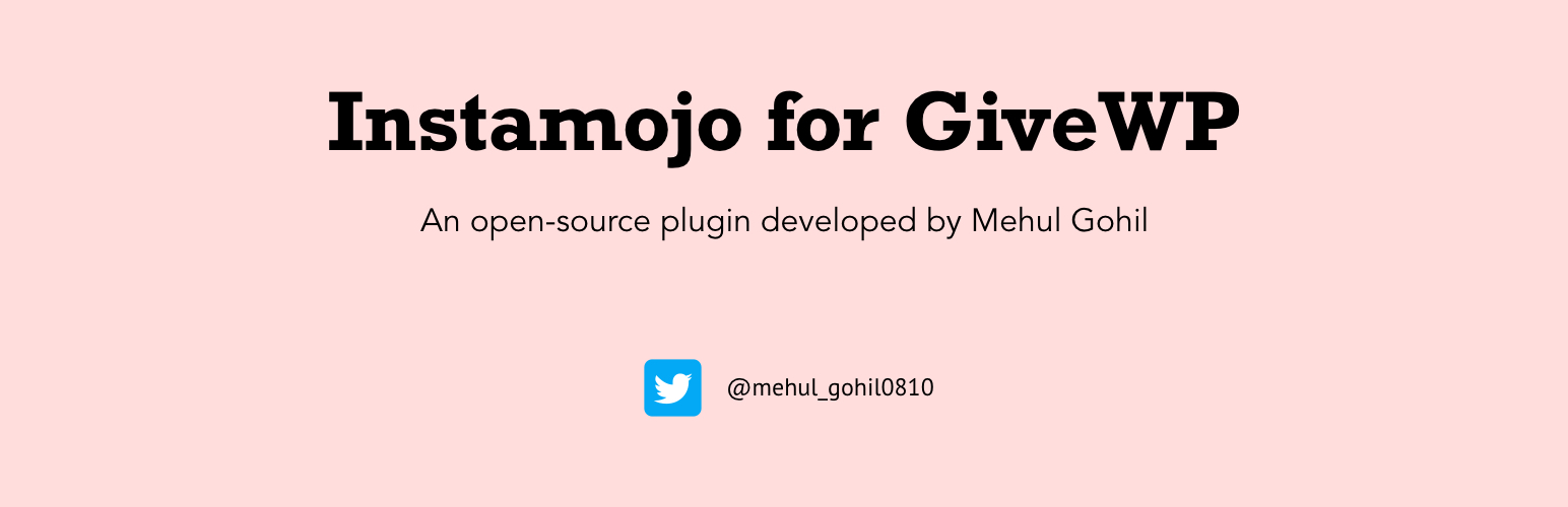 MG – Instamojo for GiveWP