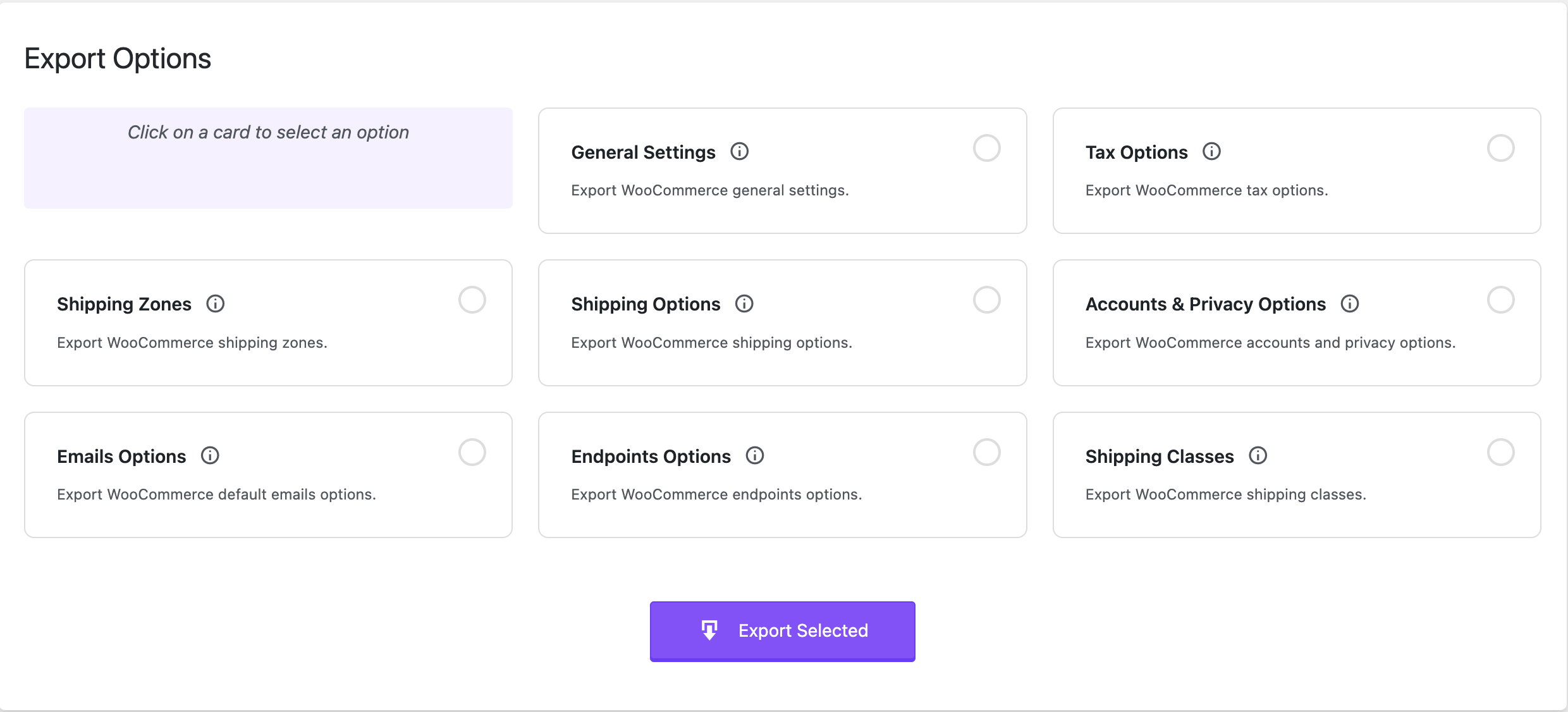 Plugin Settings.