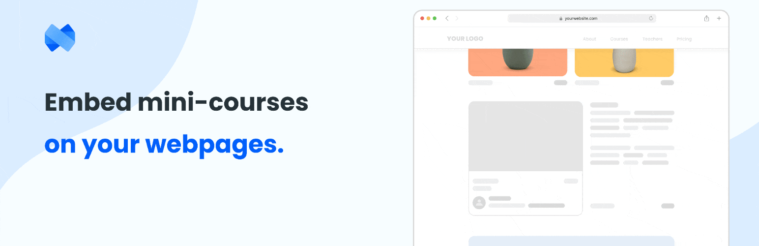 Mini Course Generator | Embed mini-courses and interactive content