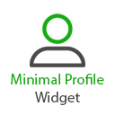 Minimal Profile Widget logo