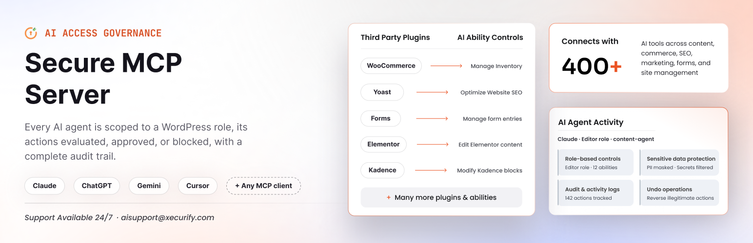Secure MCP Server for Claude, ChatGPT, Gemini and other AI p...