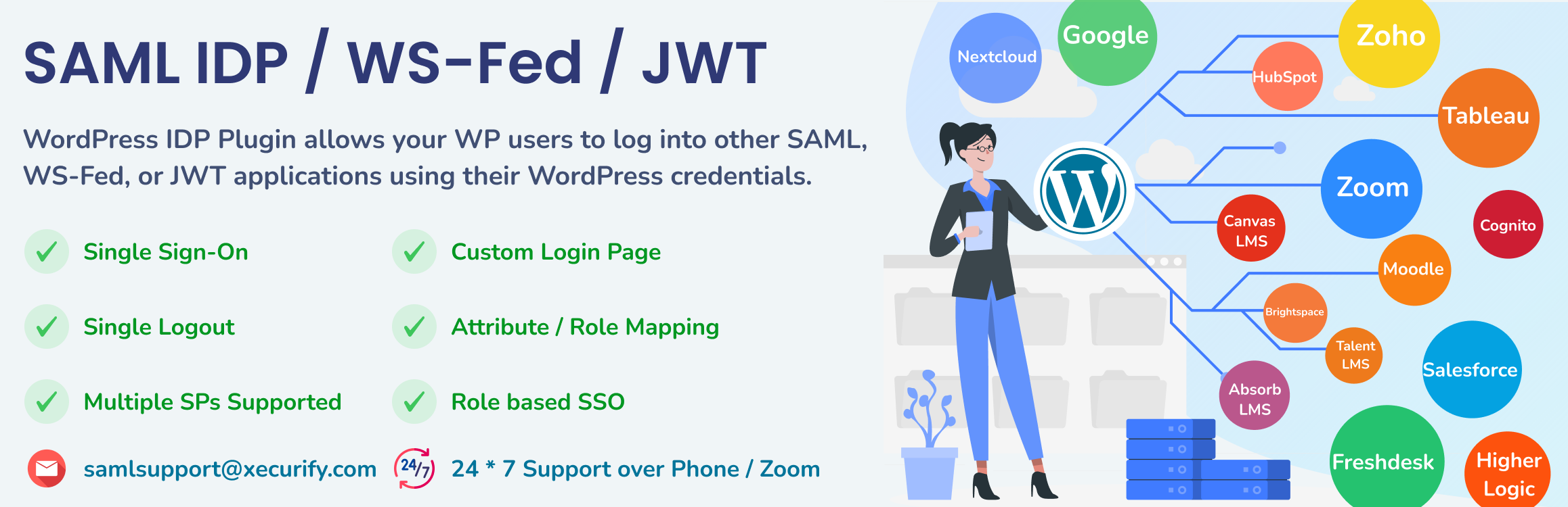 Login using WordPress Users ( WP as SAML IDP )