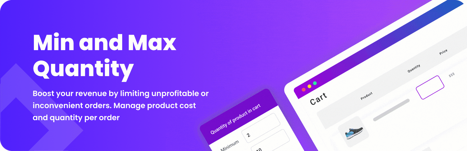 Product image for Min and Max Quantity for WooCommerce.