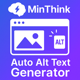 MinThink Auto Alt Text Generator Icon