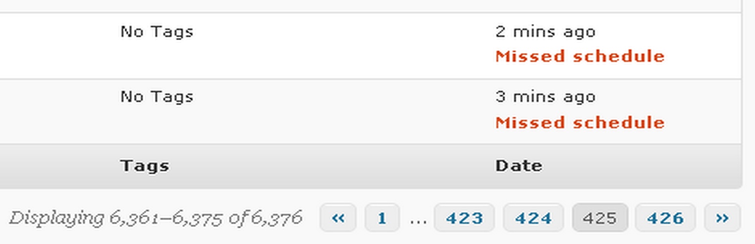 Missed Schedule WordPress Plugin Fix