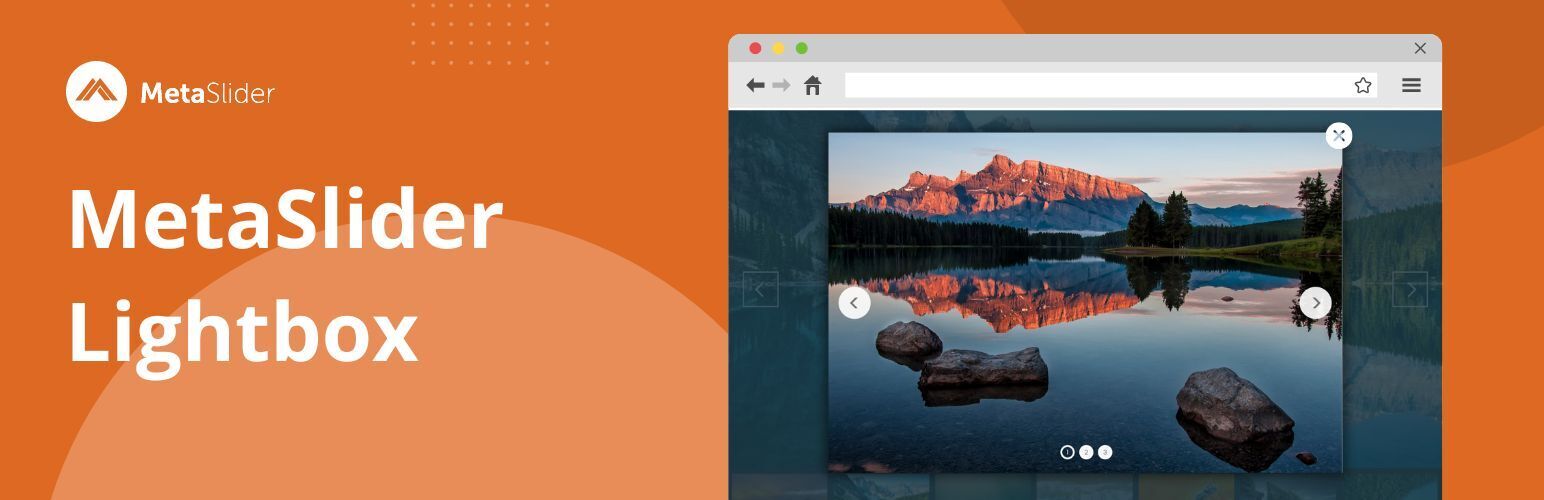 WordPress 外掛 MetaSlider Lightbox 的封面圖片。