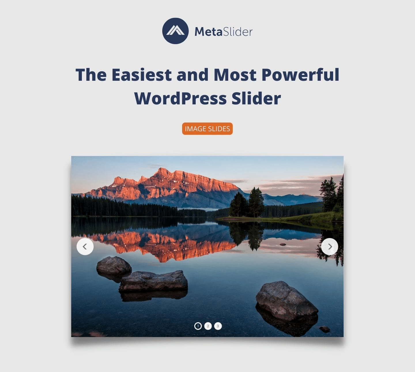 Image slides with MetaSlider