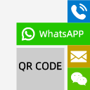 Mloun Side Contact – Floating Contact Buttons for online chat, WeChat & Phone